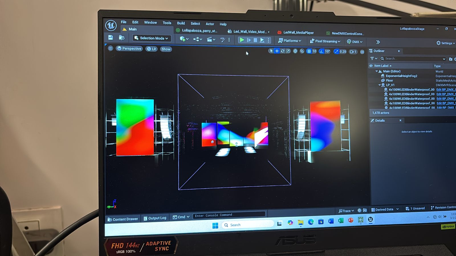 Lollapalooza Stage Wireframe
